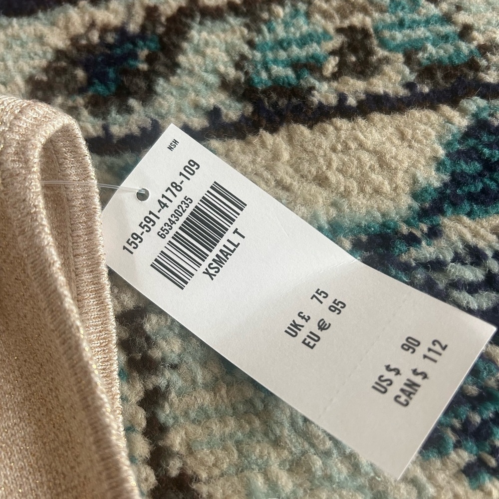 Abercrombie: Long-Sleeve One-Shoulder Mini Sweater Dress size XS Tall - Picture 4 of 4